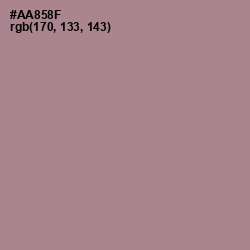 #AA858F - Bouquet Color Image