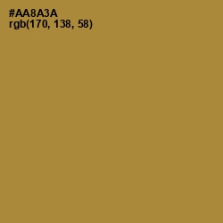 #AA8A3A - Luxor Gold Color Image