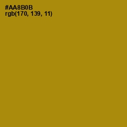 #AA8B0B - Hot Toddy Color Image