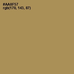 #AA8F57 - Limed Oak Color Image