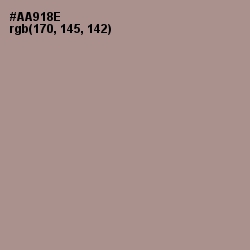 #AA918E - Zorba Color Image