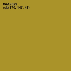 #AA9329 - Lemon Ginger Color Image