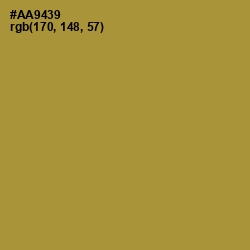 #AA9439 - Alpine Color Image