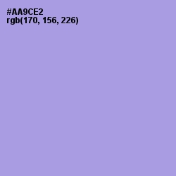 #AA9CE2 - Dull Lavender Color Image