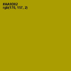 #AA9D02 - Lucky Color Image