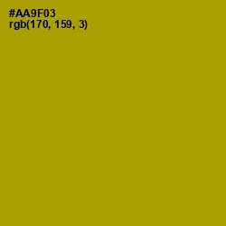 #AA9F03 - Lucky Color Image