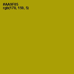 #AA9F05 - Lucky Color Image