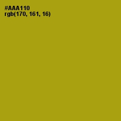 #AAA110 - Sahara Color Image