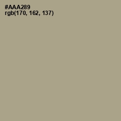 #AAA289 - Tallow Color Image