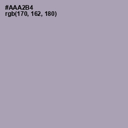 #AAA2B4 - Spun Pearl Color Image