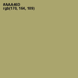 #AAA46D - Green Smoke Color Image