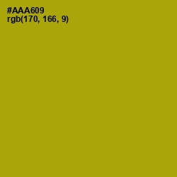 #AAA609 - Sahara Color Image
