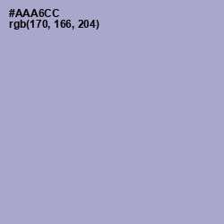 #AAA6CC - Logan Color Image