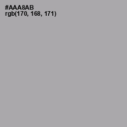 #AAA8AB - Silver Chalice Color Image