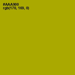 #AAA900 - Sahara Color Image