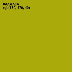 #AAAA0A - Sahara Color Image