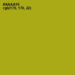 #AAAA16 - Sahara Color Image