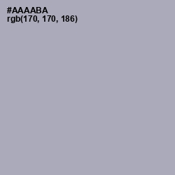 #AAAABA - Spun Pearl Color Image