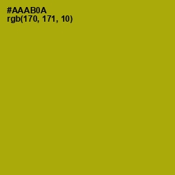 #AAAB0A - Sahara Color Image