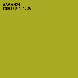 #AAAB24 - Citron Color Image