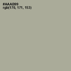 #AAAB99 - Bud Color Image