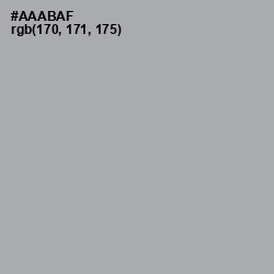 #AAABAF - Silver Chalice Color Image