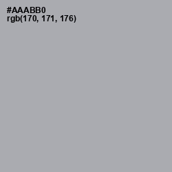 #AAABB0 - Aluminium Color Image