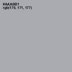 #AAABB1 - Aluminium Color Image
