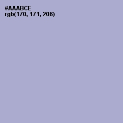 #AAABCE - Logan Color Image