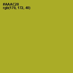 #AAAC28 - Citron Color Image
