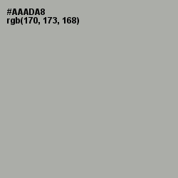 #AAADA8 - Silver Chalice Color Image