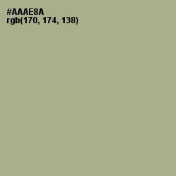 #AAAE8A - Locust Color Image