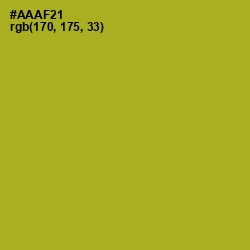 #AAAF21 - Citron Color Image