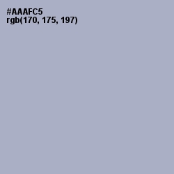 #AAAFC5 - Logan Color Image