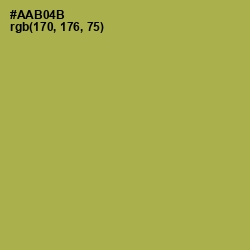 #AAB04B - Olive Green Color Image