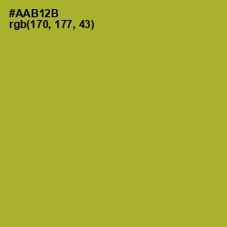 #AAB12B - Citron Color Image