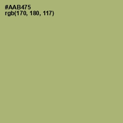 #AAB475 - Green Smoke Color Image