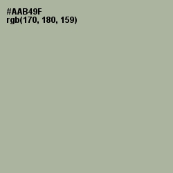 #AAB49F - Schist Color Image