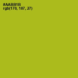 #AABB1B - Sahara Color Image