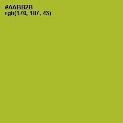 #AABB2B - Citron Color Image