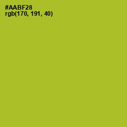 #AABF28 - Citron Color Image