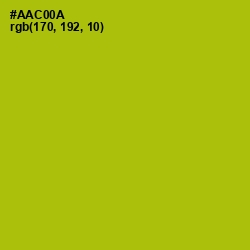 #AAC00A - Citrus Color Image