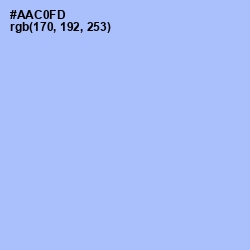 #AAC0FD - Spindle Color Image