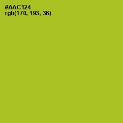 #AAC124 - Key Lime Pie Color Image