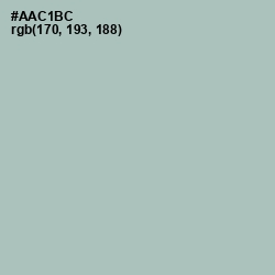 #AAC1BC - Spring Rain Color Image