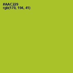 #AAC229 - Key Lime Pie Color Image