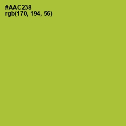 #AAC238 - Key Lime Pie Color Image
