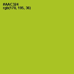 #AAC324 - Key Lime Pie Color Image