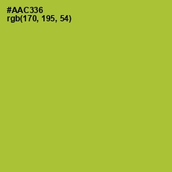 #AAC336 - Key Lime Pie Color Image