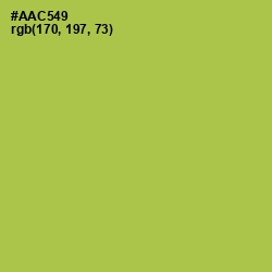 #AAC549 - Conifer Color Image